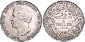 OLDENBURG, Paul Friedrich August, 1829-1853, Doppeltaler 1840.
selten, vz/st
AKS 8; T.239; Dav.751