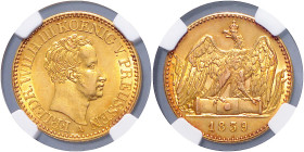 PREUSSEN, Friedrich Wilhelm III., 1797-1840, Doppelfriedrichs d'or 1839 A. 13,33g.
GOLD, NGC MS-61
AKS 2; J.110