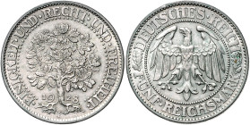 WEIMARER REPUBLIK, 1919-1933, 5 Reichsmark 1928 F. Eichbaum.
ss-vz
J.331