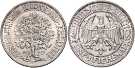 WEIMARER REPUBLIK, 1919-1933, 5 Reichsmark 1930 F. Eichbaum.
f.st
J.331