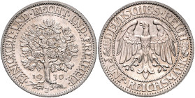 WEIMARER REPUBLIK, 1919-1933, 5 Reichsmark 1930 J. Eichbaum.
st
J.331