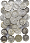 DEUTSCHE DEMOKRATISCHE REPUBLIK, 1949-1991, Sammlung Serie Gedenkmünzen zu 10 Mark 1966-1980 (1972 2x) und 20 Mark 1966-1981 (1980 2x). Alle Silber. 5...