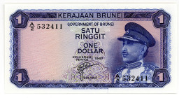 BRUNEI, Kerajaan Brunei, 1 Dollar 1967.
I
Pick 1a