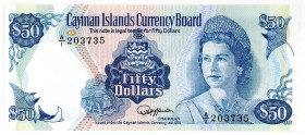 CAYMEN-INSELN, Caymen Islands Currency Board, 10 Dollars L.1974 (1987).
I
Pick 10a
