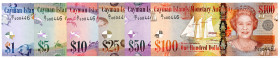 CAYMEN-INSELN, Caymen Islands Monetary Authority, 1, 5, 10, 25, 50, 100 Dollars 2010 Serie.
I
Pick 38-; 43