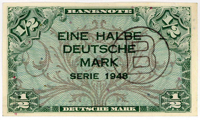 BUNDESREPUBLIK DEUTSCHLAND AB 1948, Noten der Bank Deutscher Länder, 1948-1949, ...