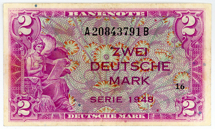 BUNDESREPUBLIK DEUTSCHLAND AB 1948, Noten der Bank Deutscher Länder, 1948-1949, ...
