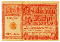 NIEDERSACHSEN, Osnabrück, Erste Osnabrücker Dampfwaschanstalt. 10 Pfennig o.D..
I-