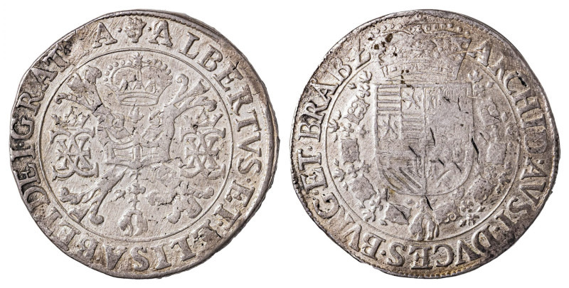 Holy Roman Empire. Austrian Nederlands, Brabant, Albert & Isabella 1612-1621. Pa...