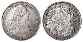 German States. Maximilian III Joseph, 1745-1777. Taler, 1771A, 27.94g (KM519.2; Dav. 1954).

Attractive details for issue. Very fine.