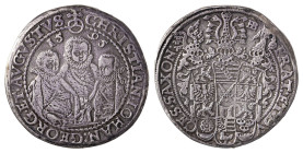 German States. Saxony (Albertinian Line), Christian II, Johann Georg and August, 1591-1611. Taler, 1595, HB, Dresden mint 28.69g (KM314; Dav. 9820).

...
