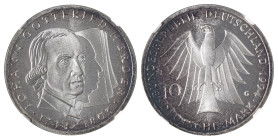 Germany. Federal Republic, 1948-. 10 Marks, 1994G, Karlsruhe mint (KM184). 

Fantastic proof like specimen with mirror-like surfaces and excellent det...
