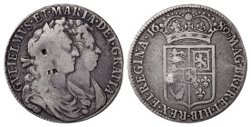 Great Britain. William and Mary, 1689-1694. Halfcrown, 1689, London mint, 1st Shield, no pearls and no frosting variety, 14.72g (KM472.1; S-3434).

Ol...