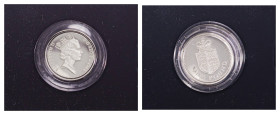 Great Britain. Elizabeth II, 1952-2022. Pound, 1988, Silver Piedfort, Crowned Royal Shield, 19.00g (P8).

Proof in box with CoA.