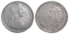 Hungary. Maria Theresia, 1740-1780. Taler, 1742KB, Kremnitz mint, 28.74g (KM328.3; Dav. 1125B).

Strong details with attractive toning, harshly cleane...