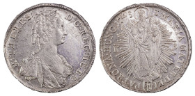 Hungary. Maria Theresia, 1740-1780. Taler, 1745KB, Kremnitz mint, 28.80g (KM337.1; Dav. 1128).

Lustrous example with very sharp details on both sides...