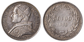 Italian States. Papal States, Gregory XVI, 1831-1846. Scudo, 1835B, 26.80g (KM1324).

Beautiful portrait of the Pope with a lot of details and attract...