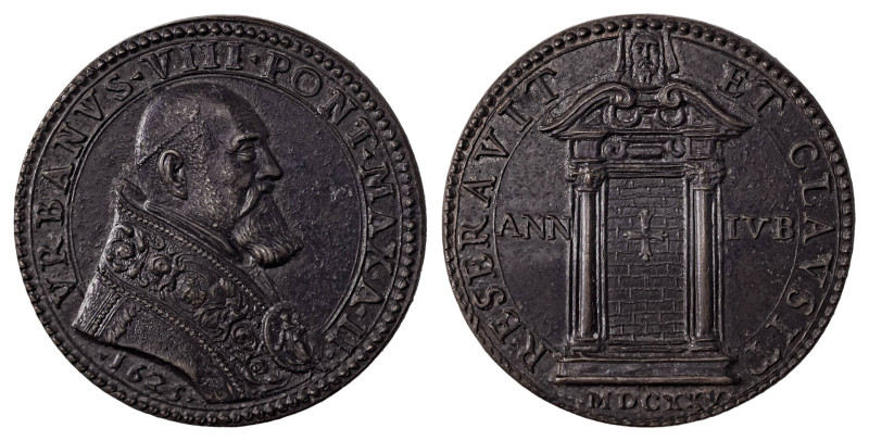 Italian States. Papal States, Urban VIII, 1623-1644. Bronze medal, 1625, Jubilee...