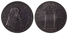 Italian States. Papal States, Urban VIII, 1623-1644. Bronze medal, 1625, Jubilee Year, 21.40g.

Extremely detailed design, light wear on both sides, d...