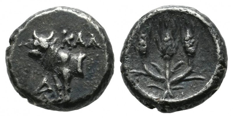 Bithynia, Kalchedon. Circa 367-340 BC. AR Hemidrachm (10mm, 1.89g). Forepart of ...