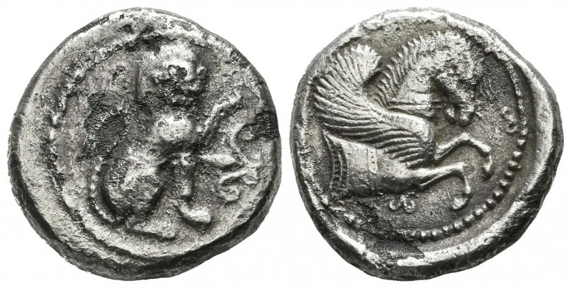 Dynasts Of Lycia. Uncertain. Circa 500-470 BC. AR Stater (21mm, 8.69g). Lion sea...