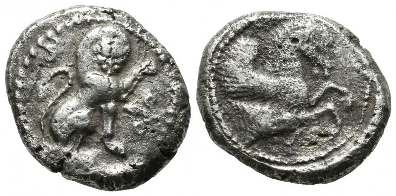 Dynasts Of Lycia. Uncertain. Circa 500-470 BC. AR Stater (22mm, 8.79g). Lion sea...