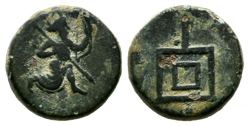 Ionia. Achaemenid Period. Uncertain Satrap. ca.350-334 BC. AE (12mm, 2.17g). Per...