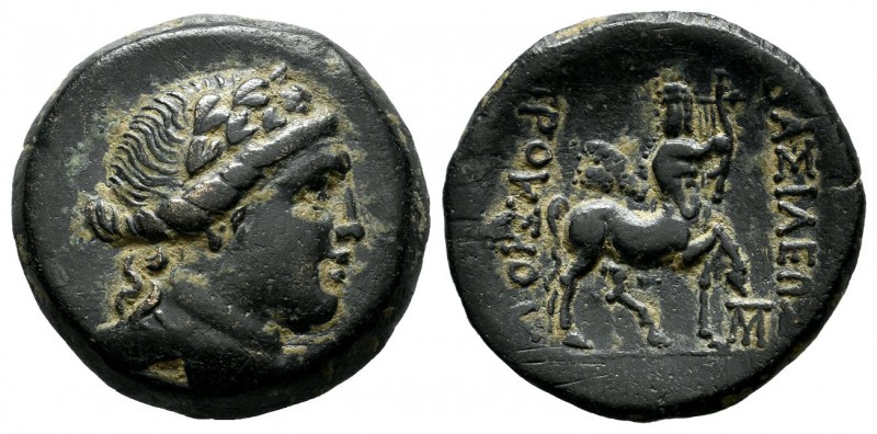 Kings of Bithynia. Nikomedeia. Prusias II Cynegos 182-149 BC. AE (20mm, 5.59g). ...