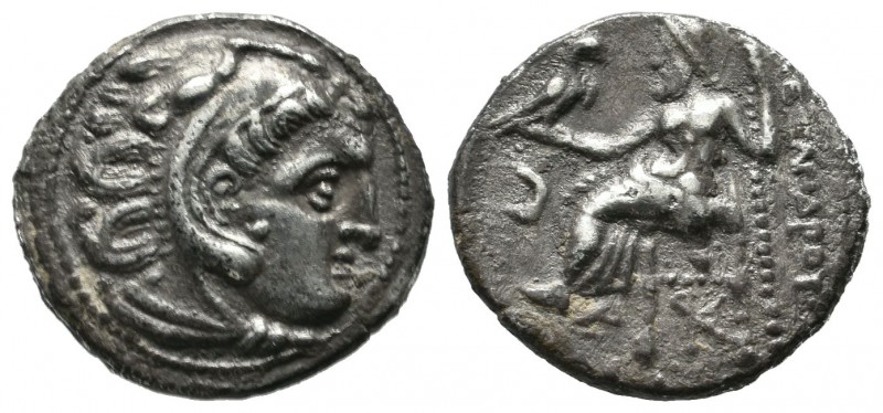 Kings of Macedon, Alexander III ‘the Great’ (336-323 BC). AR Drachm (18mm, 4.20g...