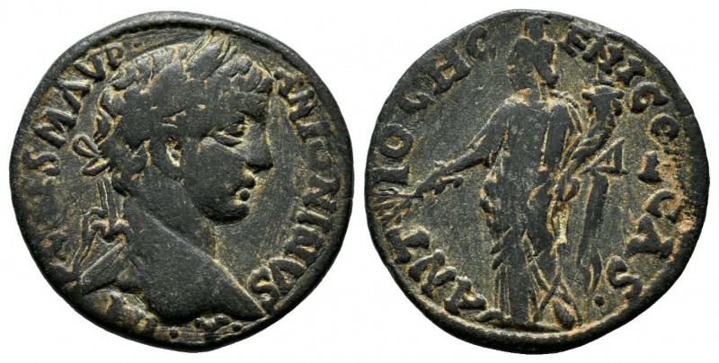 Pisidia. Antioch. Caracalla AD 211-217. AE (21mm, 3.65g). Laureate head right / ...