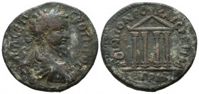 Pontus, Neocaesarea. Septimius Severus. 193-211 AD. AE (32mm, 15.36g). Laureate, draped and cuirassed bust right, seen from behind / KOI ΠON NEO-KAI M...