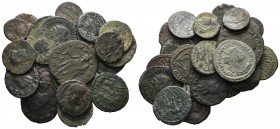 Lot of 22 Roman Imperial AE Coins. Lot sold as it, no returns.