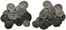 Lot of 19 Roman Imperial AE Coins. Lot sold as it, no returns.