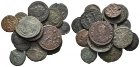 Lot of 15 Roman Imperial AE Coins. Lot sold as it, no returns.