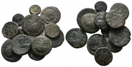 Lot of 13 Greek AE Coins. Lot sold as it, no returns.
