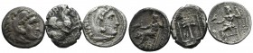 Lot of 3 Greek AR Coins. Lot sold as it, no returns.