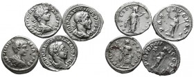 Lot of 4 Roman Imperial AR Denarius. Lot sold as it, no returns.