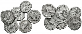 Lot of 6 Roman Imperial AR Denarius. Lot sold as it, no returns.