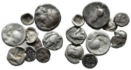 Lot of 9 Greek AR Coins. Lot sold as it, no returns.