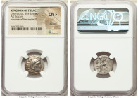 THRACIAN KINGDOM. Lysimachus (305-281 BC). AR drachm (17mm, 11h). NGC Choice Fine, brushed. Posthumous Alexander type issue of Thrace, Colophon, ca. 3...