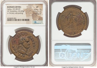 Galba (AD 68-69). AE sestertius (36mm, 24.40 gm, 7h). NGC VF 5/5 - 2/5, Fine Style. Rome, AD 68. SER GALBA IMP-CAES AVG TR P, laureate head of Galba r...
