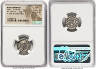 Nerva (AD 96-98). AR denarius (18mm, 3.41 gm, 6h). NGC VF 5/5 - 3/5. Rome. IMP NERVA CAES-AVG P M TR POT II, laureate head of Nerva right / COS III PA...