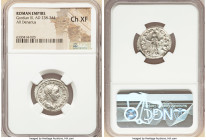 Gordian III (AD 238-244). AR denarius (21mm, 6h). NGC Choice XF. Rome, summer AD 241. IMP GORDIANVS PIVS FEL AVG, laureate, draped and cuirassed bust ...