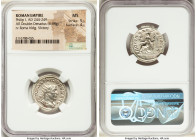 Philip I (AD 244-249). AR antoninianus (23mm, 4.98 gm, 6h). NGC MS 5/5 - 4/5. Rome, AD 244-247. IMP M IVL PHILIPPVS AVG, radiate, draped and cuirassed...