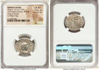 Philip II, as Caesar (AD 247-249). AR antoninianus (23mm, 4.51 gm, 6h). NGC Choice AU 4/5 - 4/5. Rome. M IVL PHILIPPVS CAES, radiate, draped bust of P...