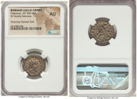 Postumus, Romano-Gallic Empire (AD 260-269). BI antoninianus (20mm, 7h). NGC AU. Cologne. IMP C POSTVMVS P F AVG, radiate, draped and cuirassed bust o...