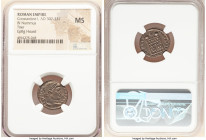 Constantine I the Great (AD 307-337). AE3 or BI nummus (19mm, 5h). NGC MS. Trier, 1st officina, ca. AD 326. CONSTAN-TINVS AVG, laureate head of Consta...