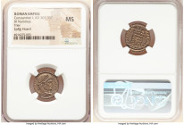 Constantine I the Great (AD 307-337). AE3 or BI nummus (19mm, 7h). NGC MS. Trier, 1st officina, AD 327-328. CONSTAN-TINVS AVG, laureate head of Consta...