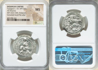 ANCIENT LOTS. Oriental. Sasanian Kingdom. Yazdgard (Yazdgird) I (AD 399-420). Lot of five (5) AR drachms. NGC MS. Includes: Five Sasanian AR drachms o...