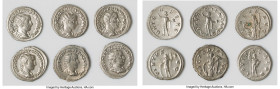 ANCIENT LOTS. Roman Imperial. Lot of six (6) AR antoniniani. VF-XF. Includes: Six Roman Imperial AR antoniniani, different rulers and types. Total of ...